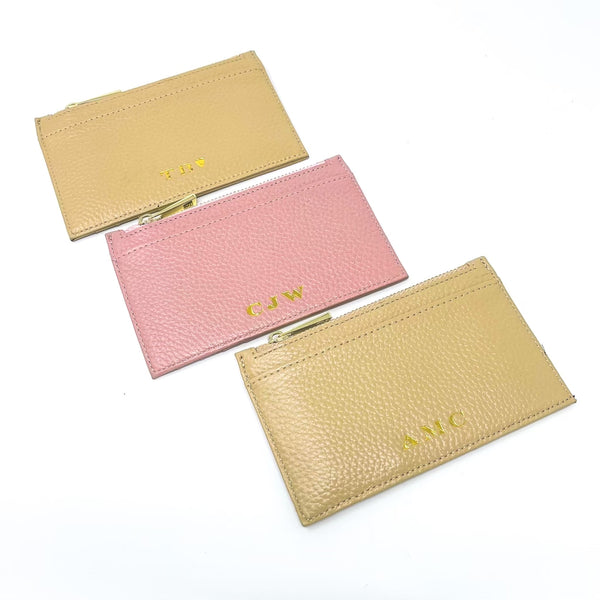 Load image into Gallery viewer, Zippered Card Holder Wallet