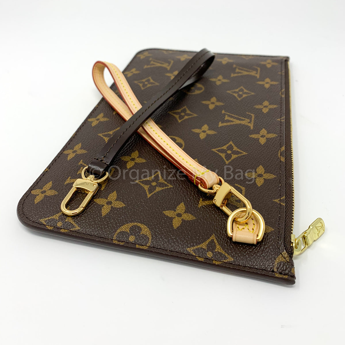 Louis Vuitton Natural Vachetta Leather Dragonne Amovible Wristlet Strap -  Yoogi's Closet