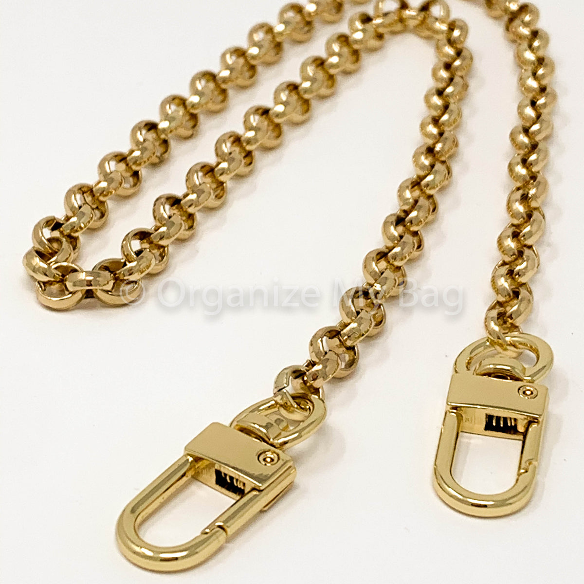 louis vuitton gold chain purse strap