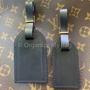 Vachetta Leather Brown Red and Black Luggage Tags Hot 
