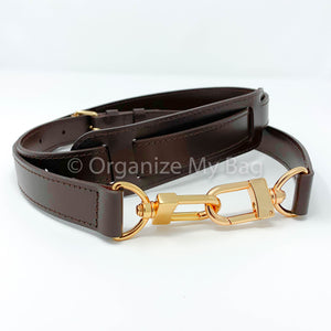 Dark Brown Leather Strap - Adjustable (25mm)