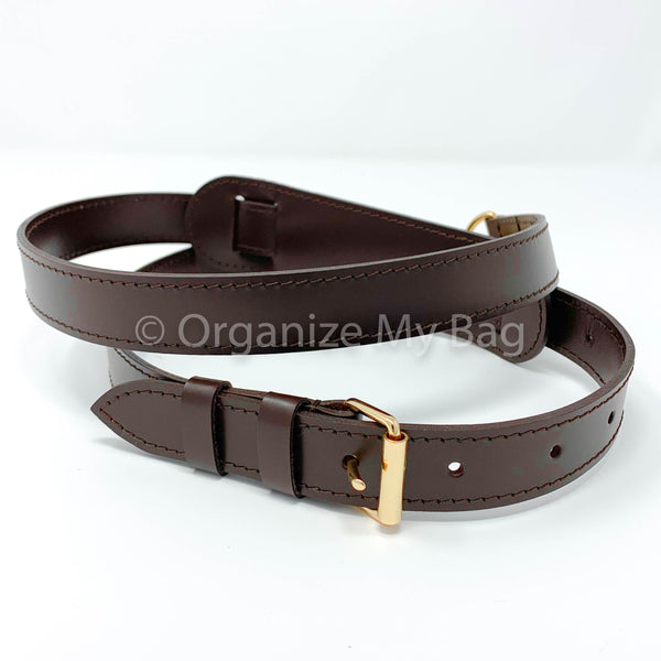 Load image into Gallery viewer, Dark Brown Leather Strap - Adjustable (25mm)
