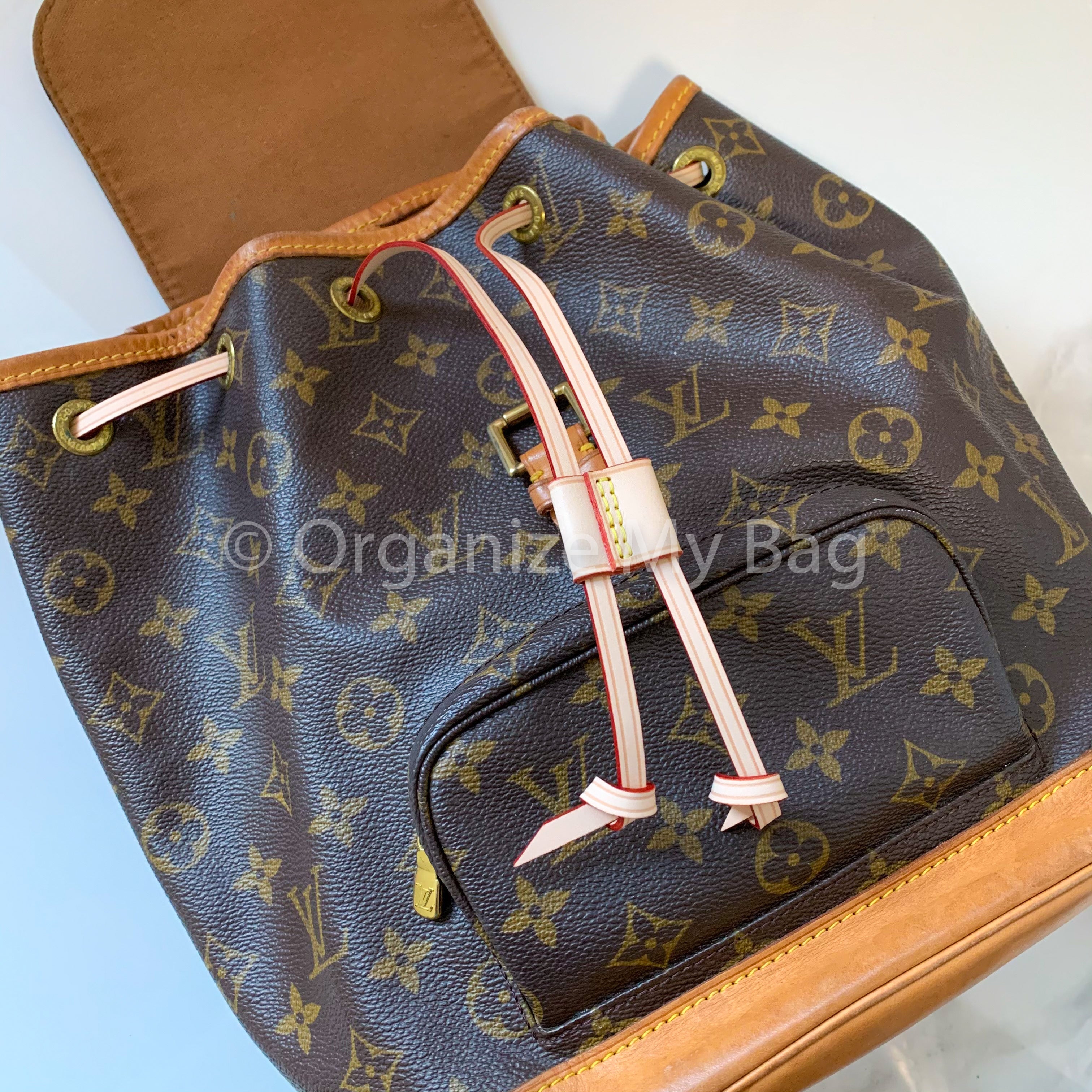 fake louis vuitton drawstring backpack Drawstring and Slide Keeper Drawstring (alone)