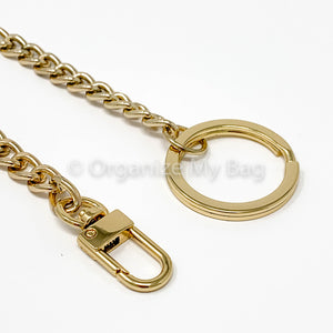 Keyring Bag Charm - Gold or Silver - For Your Backpack and Bags!