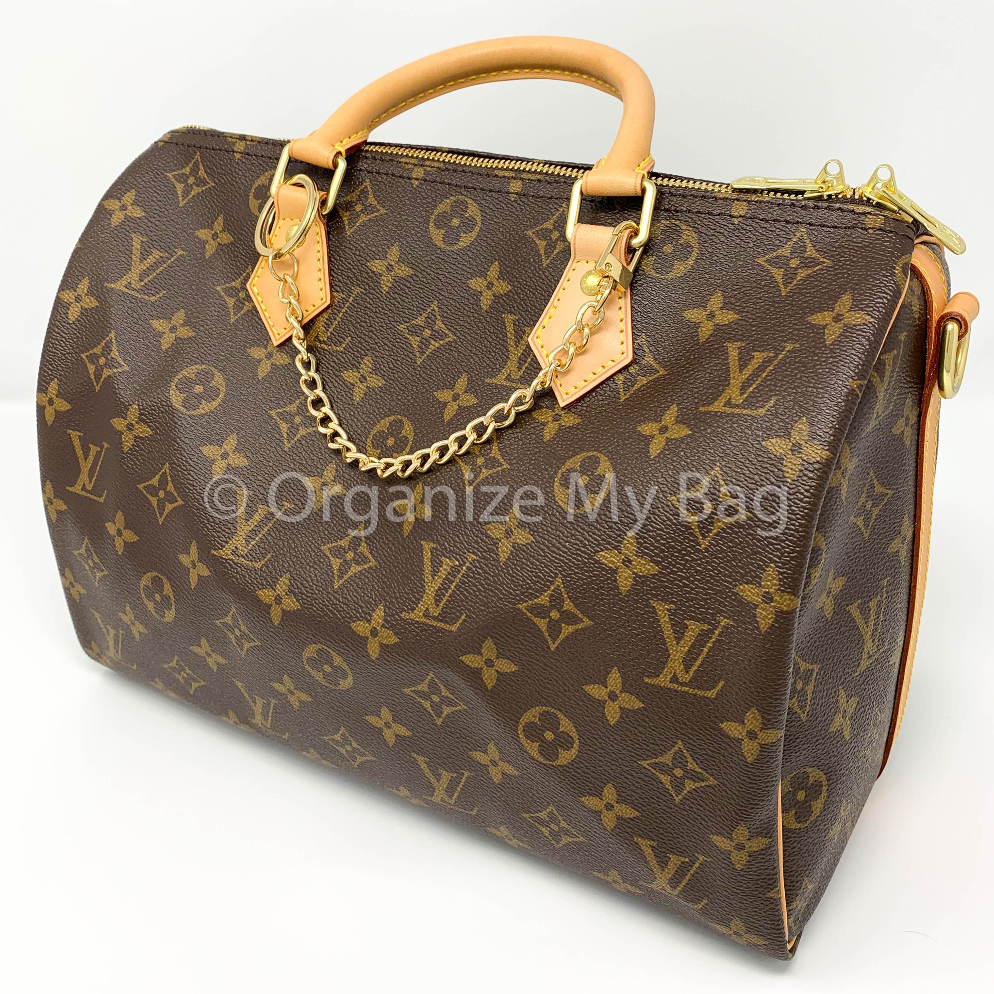 Louis Vuitton Monogram Speedy Monogram Bag Charm, Brown