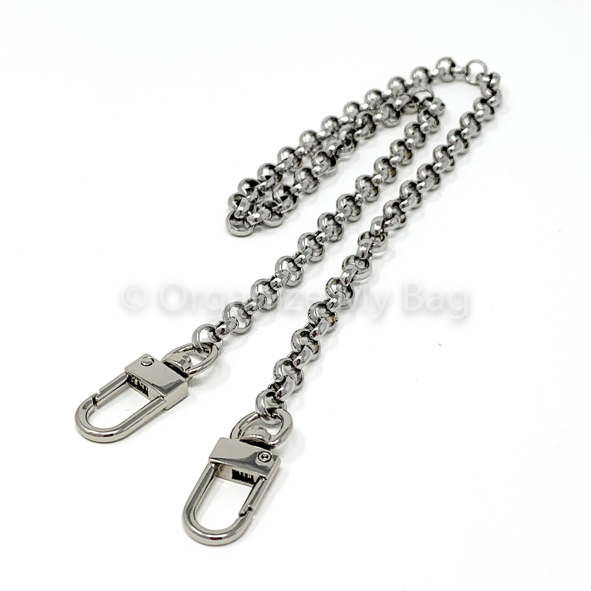 Chain shoulder strap silver