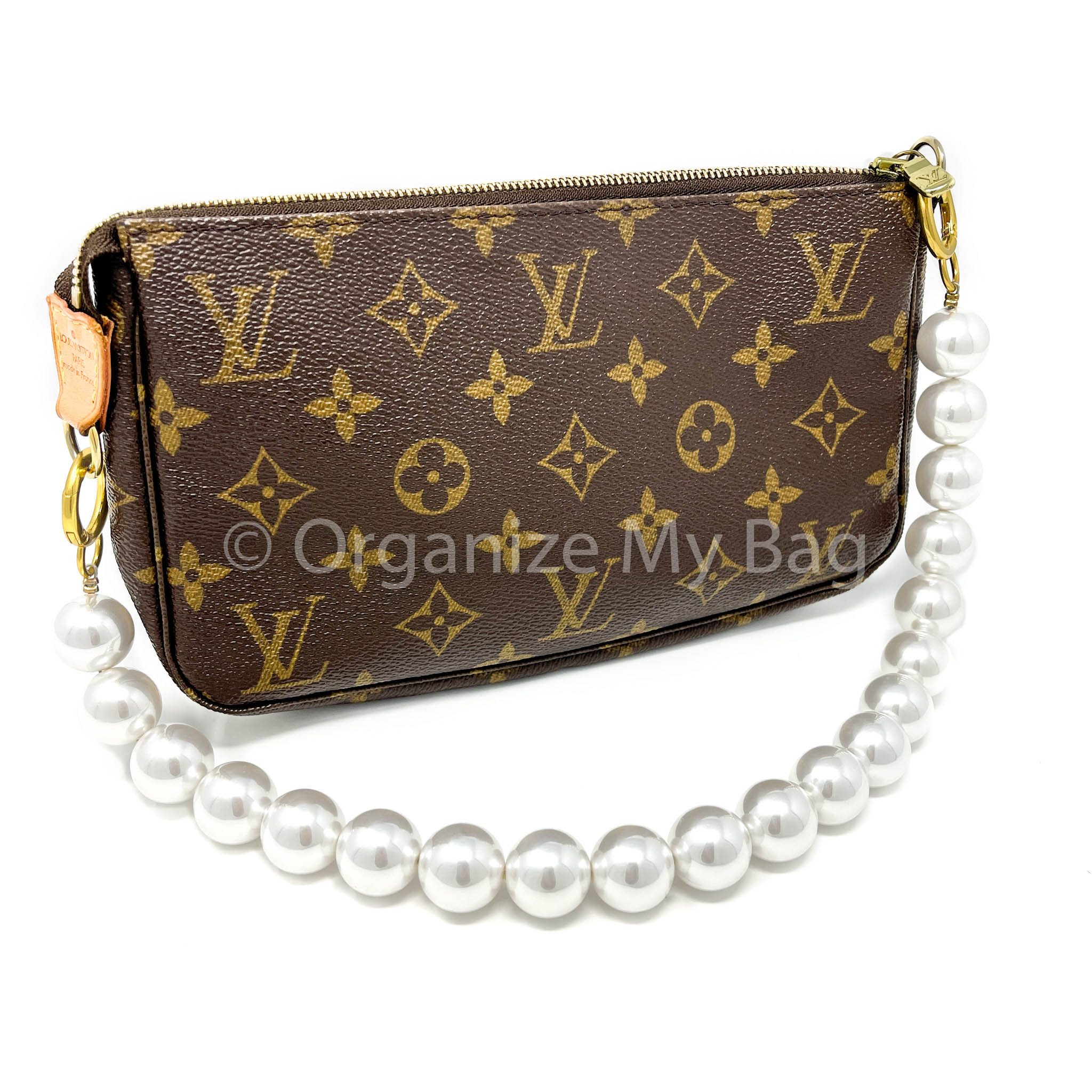 Organize My Bag Pearl Charm or Strap Shoulder Strap / Top Handle