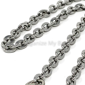 Chain Strap Extender, Stainless Steel Oval Chain Extender