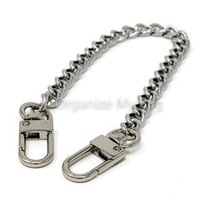 organizemybags Bag Charm with Double Clasp Silver